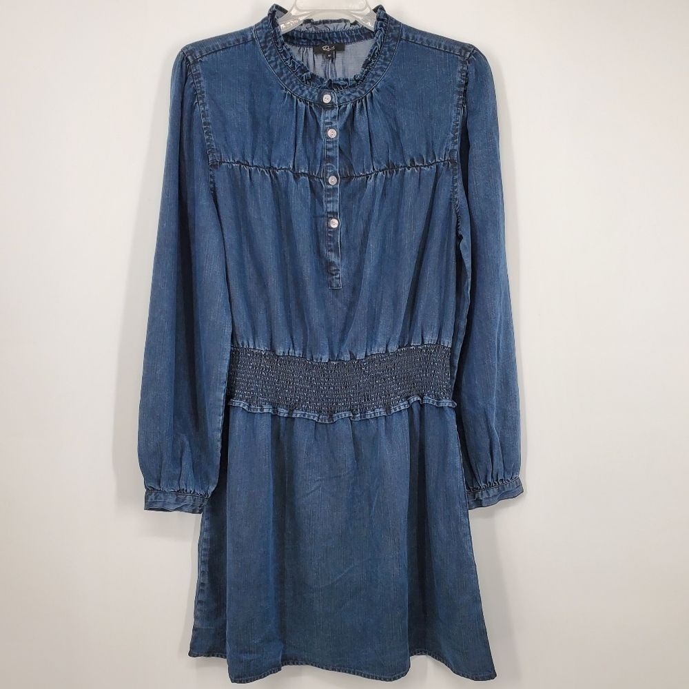 Women's Rails Shawna Vintage Denim Dress Size Medium B4